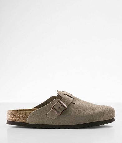 Birkenstock® Boston Soft Suede Clog front view