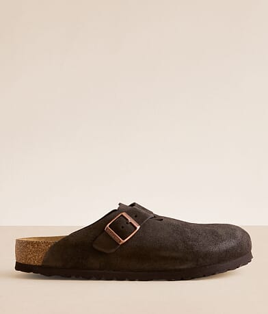 Birkenstock® Boston Soft Suede Clog front view