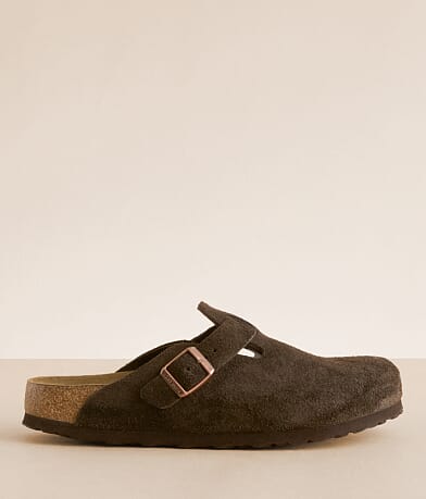 Birkenstock® Boston Soft Suede Clog front view