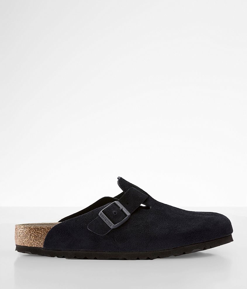 Birkenstock&#174; Boston Soft Suede Clog front view