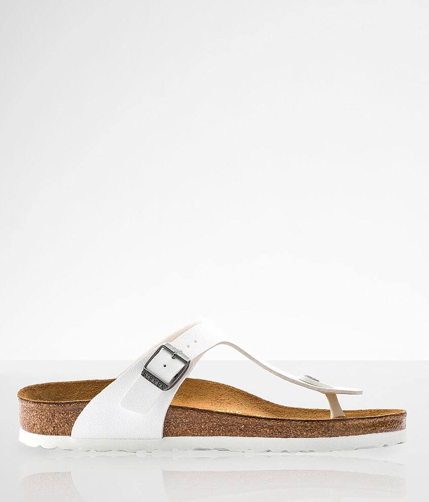 Lotsbestemming Implicaties Waterig Birkenstock® Gizeh Sandal - Women's Shoes in White | Buckle