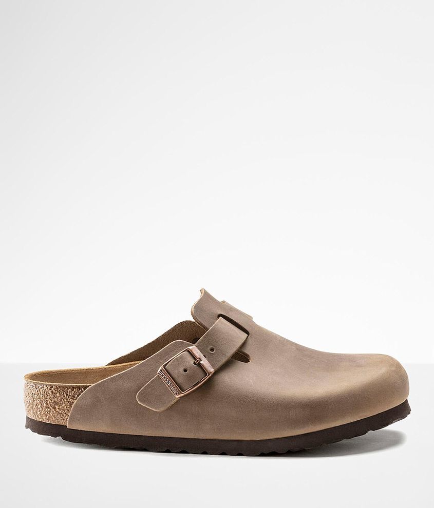 Birkenstock&#174; Boston Soft Leather Clog front view