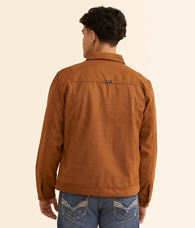 BLEND Faux Suede Trucker Jacket BACK