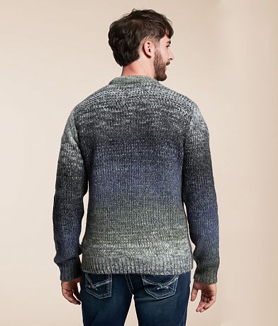 BLEND Chunky Knit Ombre Sweater BACK