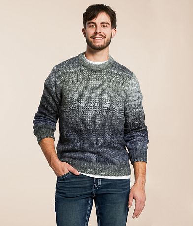 BLEND Chunky Knit Ombre Sweater front view