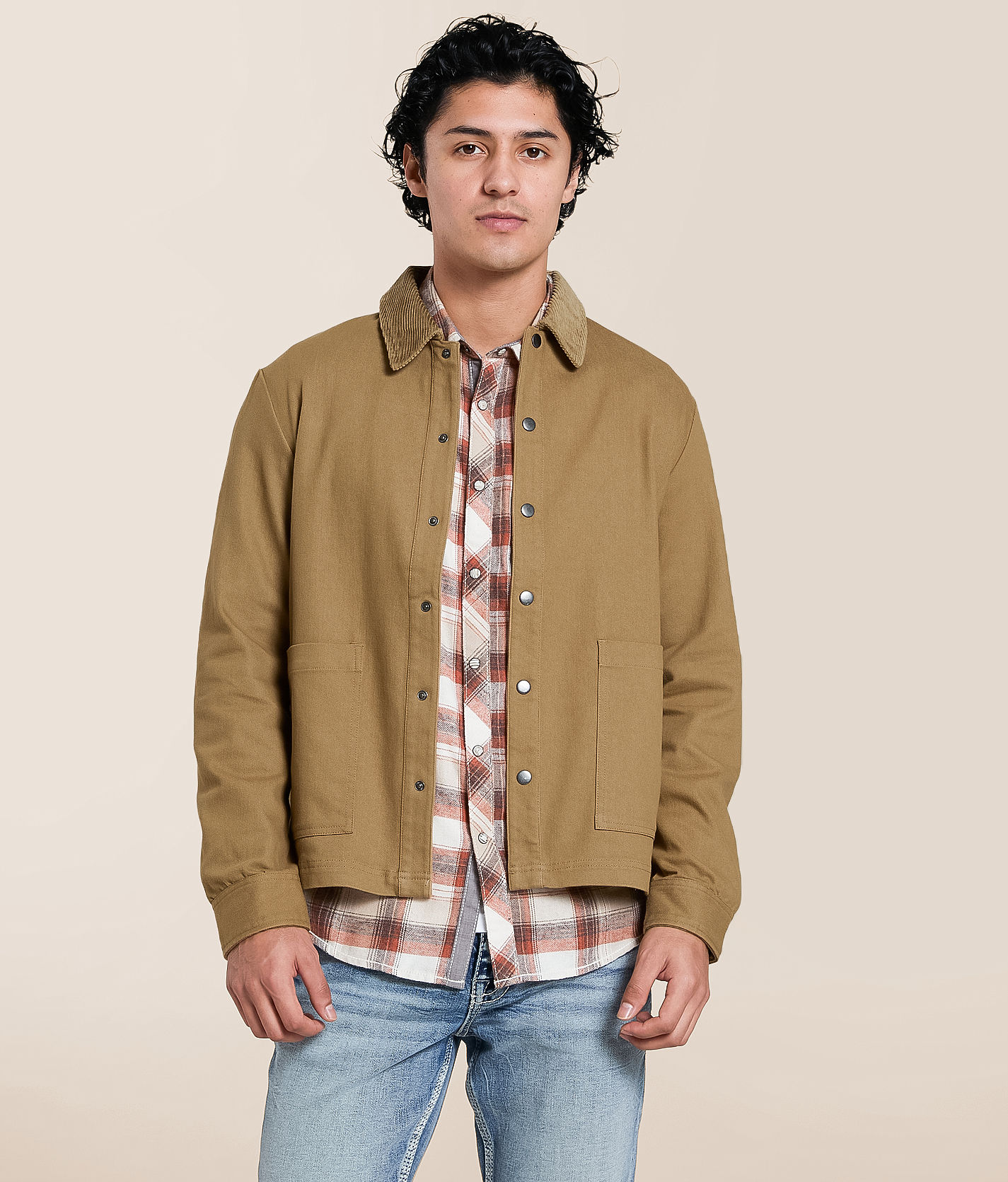 BLEND Bhelkin Jacket Men's Coats Jackets in Sepia Tint Buckle