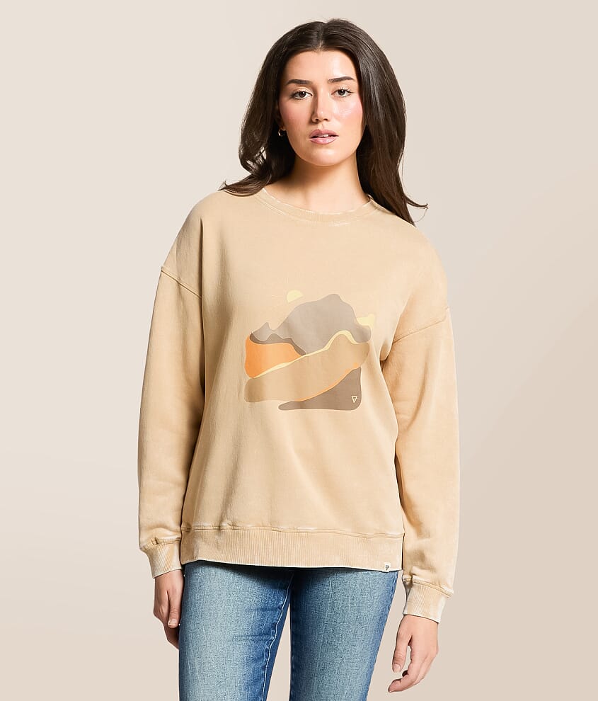 Abstract Landscape Oversized Pullover