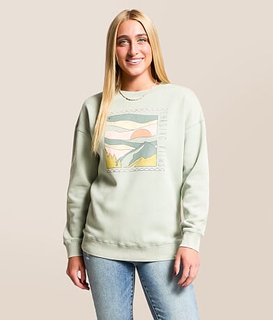 LIV Outdoor Chasing Views Oversized Pullover front view