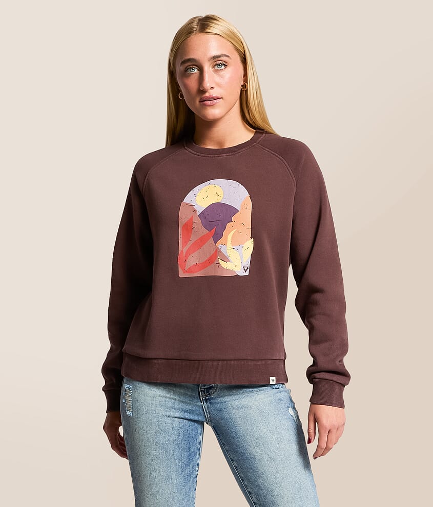 Nature Collage Oversized Pullover