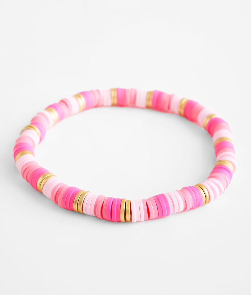 BKE Neon Disc Bead Bracelet