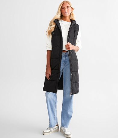 LIV Outdoor Echo Hooded Puffer Vest front view