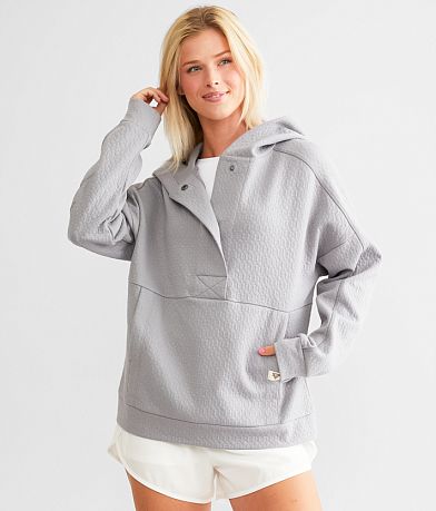 FITZ + EDDI Exposed Seam Hooded Sweatshirt