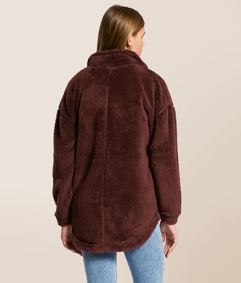Leila Sherpa Fleece Insulated Jacket