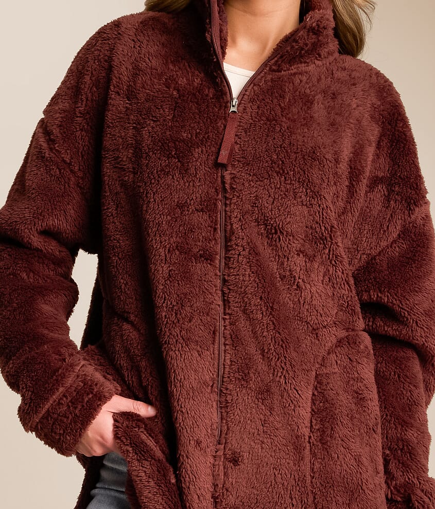 Leila Sherpa Fleece Insulated Jacket - thumbnail 4