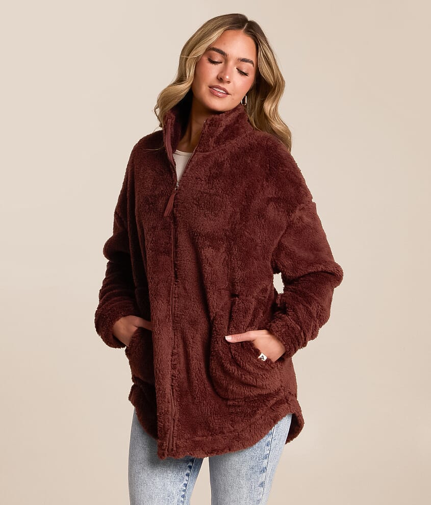 Leila Sherpa Fleece Insulated Jacket - thumbnail 2