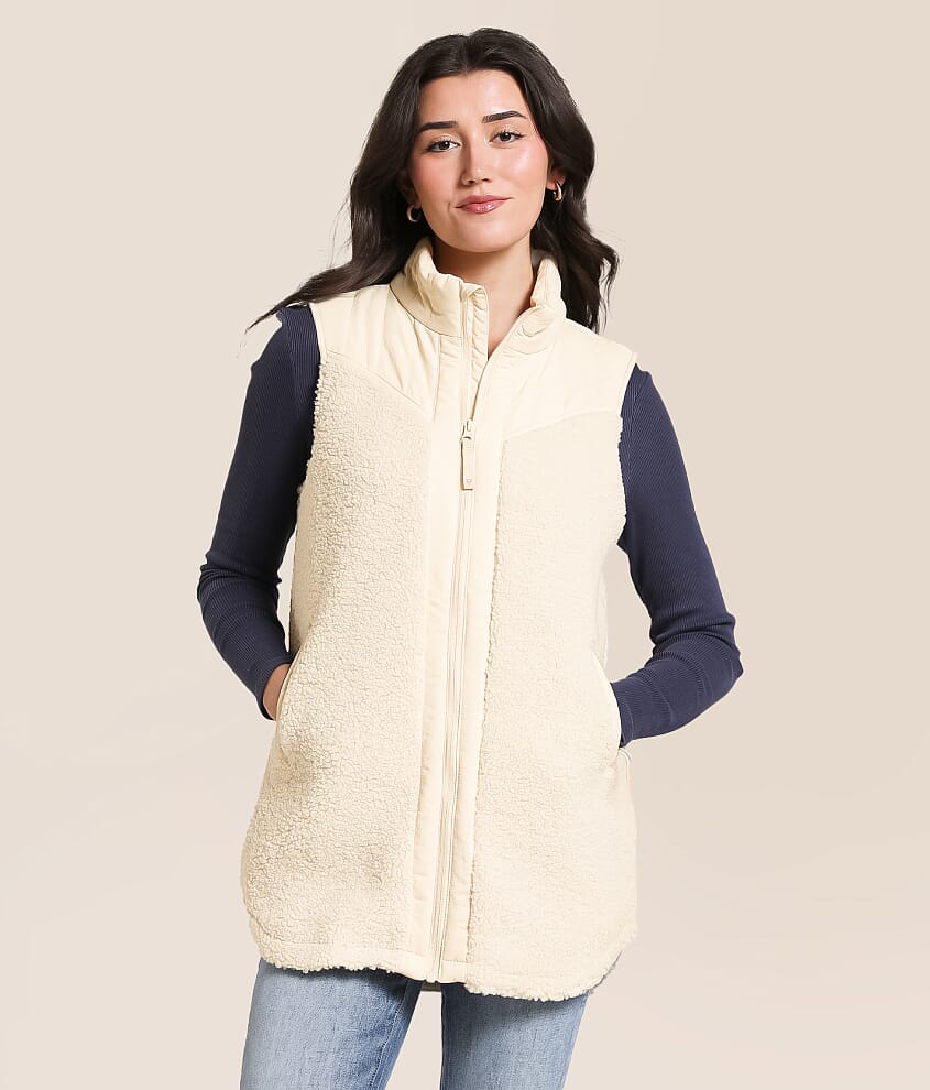 Vela Long Sherpa Vest