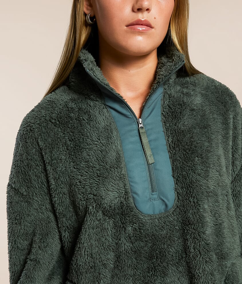 Leila Sherpa Fleece Insulated Pullover