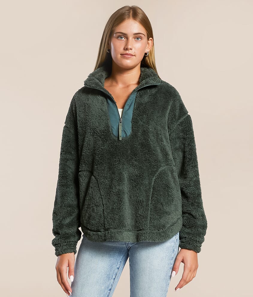 Leila Sherpa Fleece Insulated Pullover