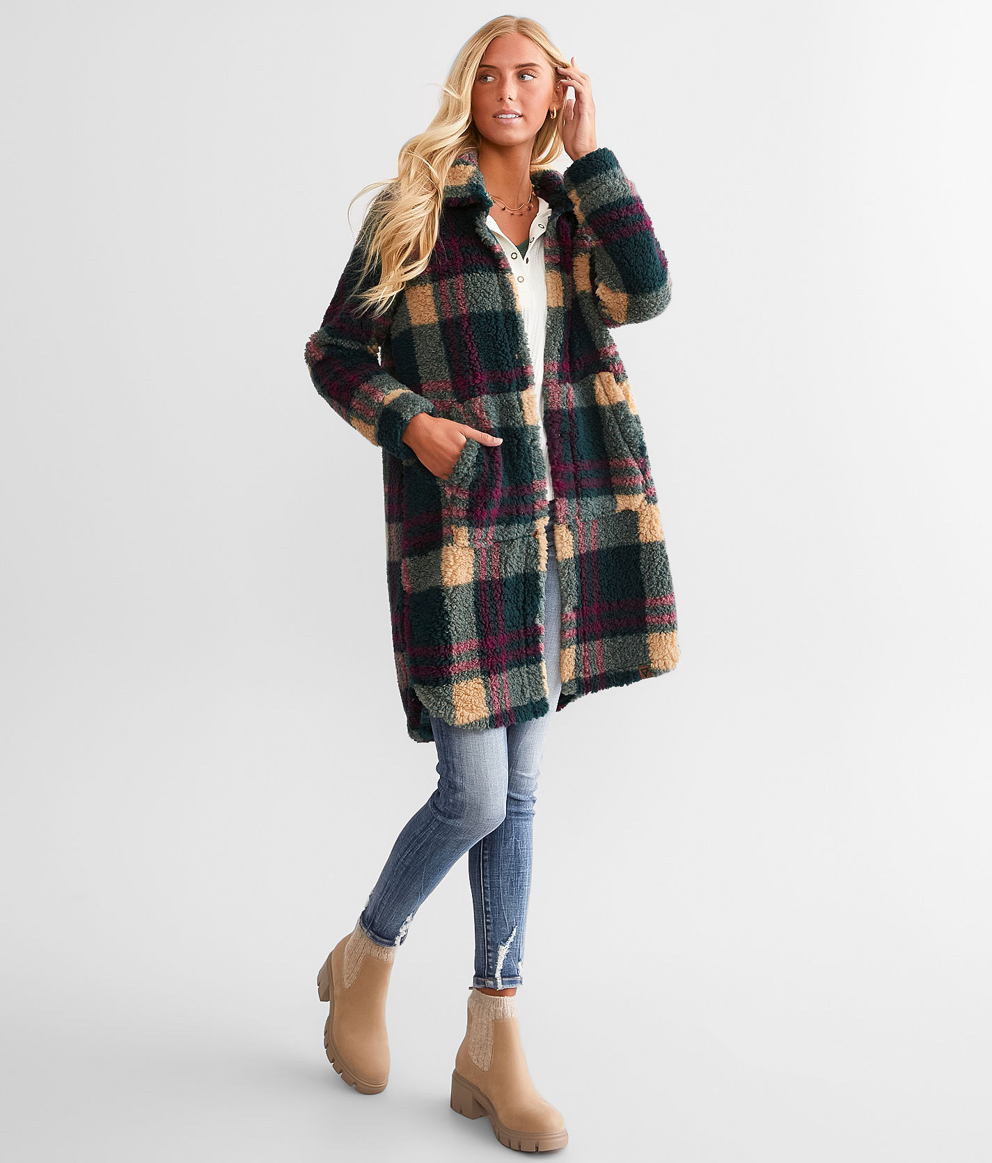 LIV Outdoor buy Kinsley Long Sherpa Coat