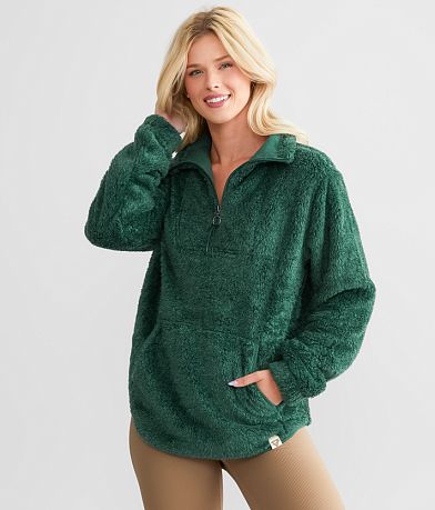 LIV Outdoor Wiley Sherpa Fleece Pullover front view