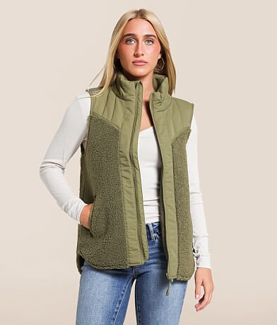 LIV Outdoor Vela Sherpa Vest front view
