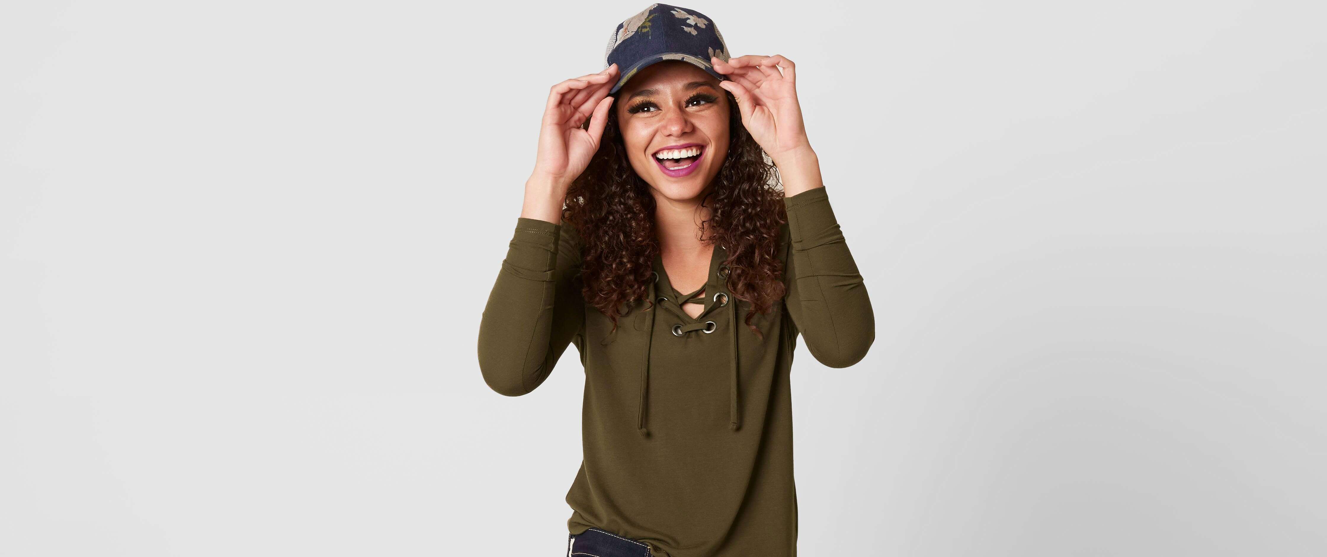 Image of FITZ + EDDI Lace-Up Top