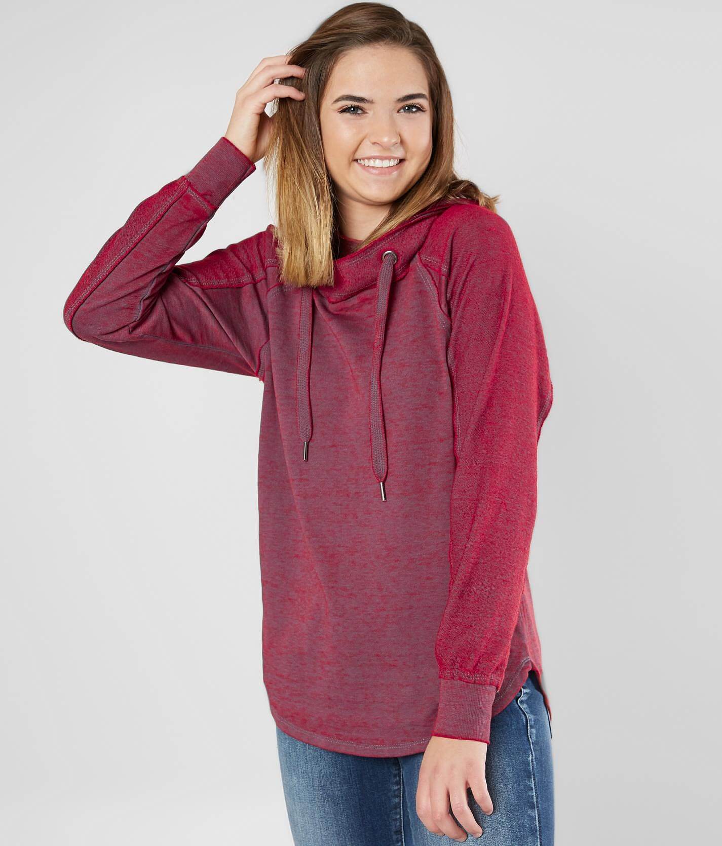 red sweatshirt womens