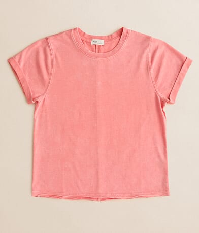 BKE Girls - Basic T-Shirt front view