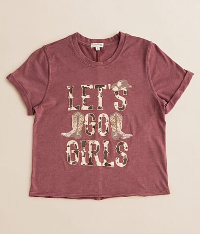 Modish Rebel Girls - Let's Go Girls T-Shirt front view