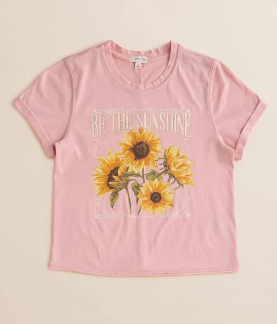 Modish Rebel Girls - Be The Sunshine T-Shirt front view