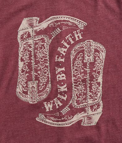 Girls - Walk By Faith T-Shirt thumbnail 3
