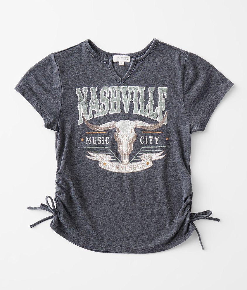 Girls - Modish Rebel Nashville Giddy Up T-Shirt front view