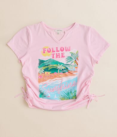 Modish Rebel Girls - Follow The Sunshine T-Shirt front view