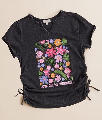 Modish Rebel Girls - Love Grows Kindness T-Shirt front view