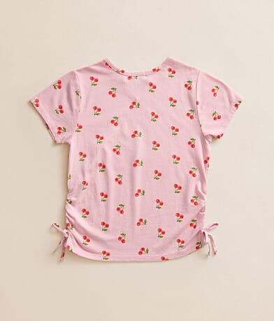 Girls - Rhinestone Cherry T-Shirt thumbnail 2