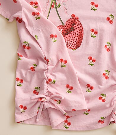 Girls - Rhinestone Cherry T-Shirt thumbnail 5