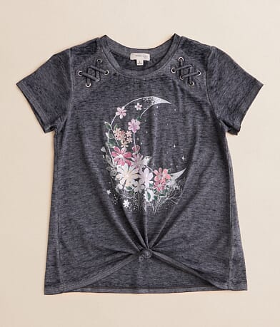 Modish Rebel Girls - Celestial Moon T-Shirt front view