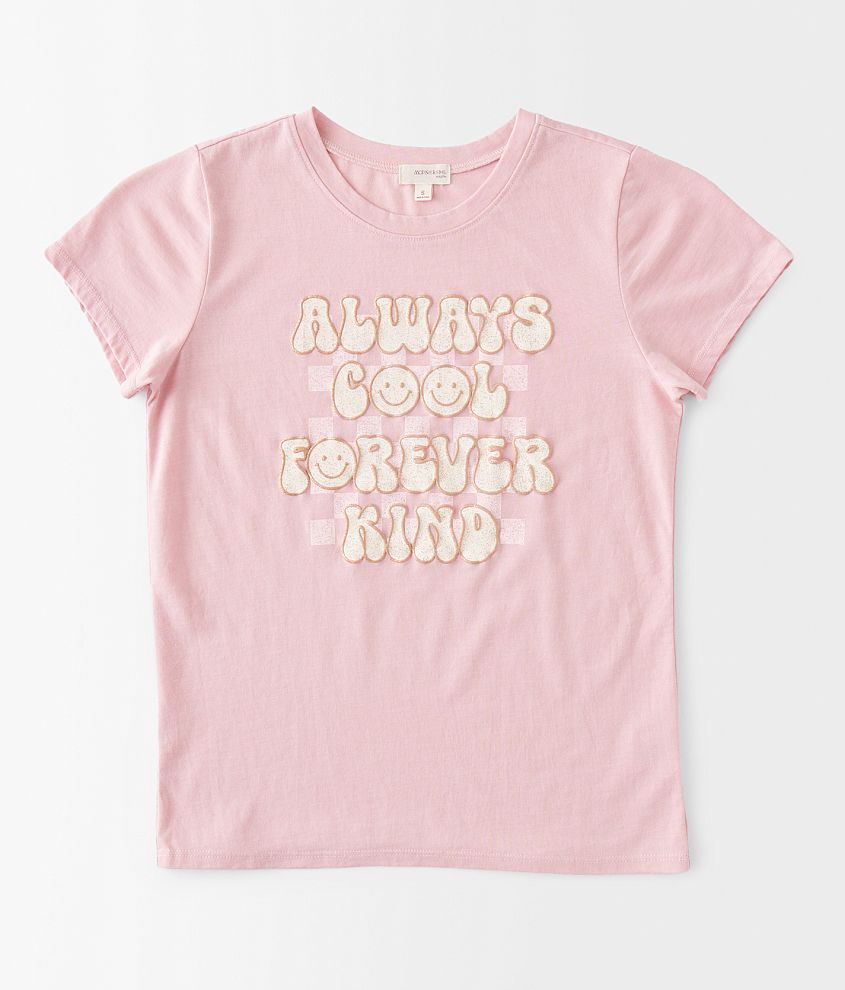 Girls - Modish Rebel Always Cool Forever T-Shirt front view