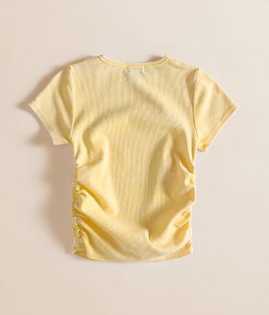 Girls - Washed Rib Knit T-Shirt thumbnail 2