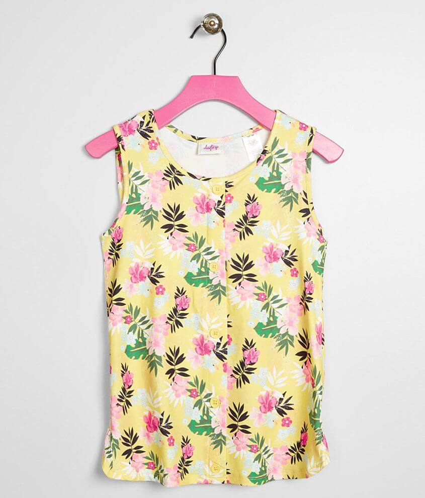 Girls - Daytrip Floral Tank Top front view