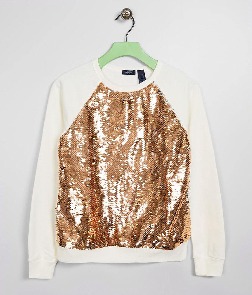 Girls sequin online sweatshirt