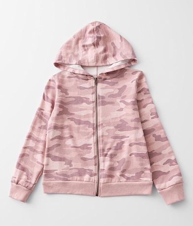 BKE Girls - Camo Hoodie front view