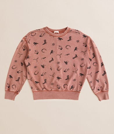 Modish Rebel Girls - Western Icon Pullover front view