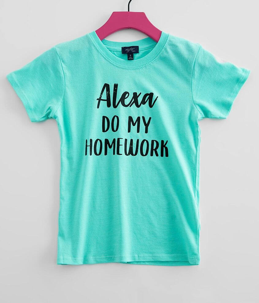 Girls - Daytrip Alexa Do My Homework T-Shirt front view