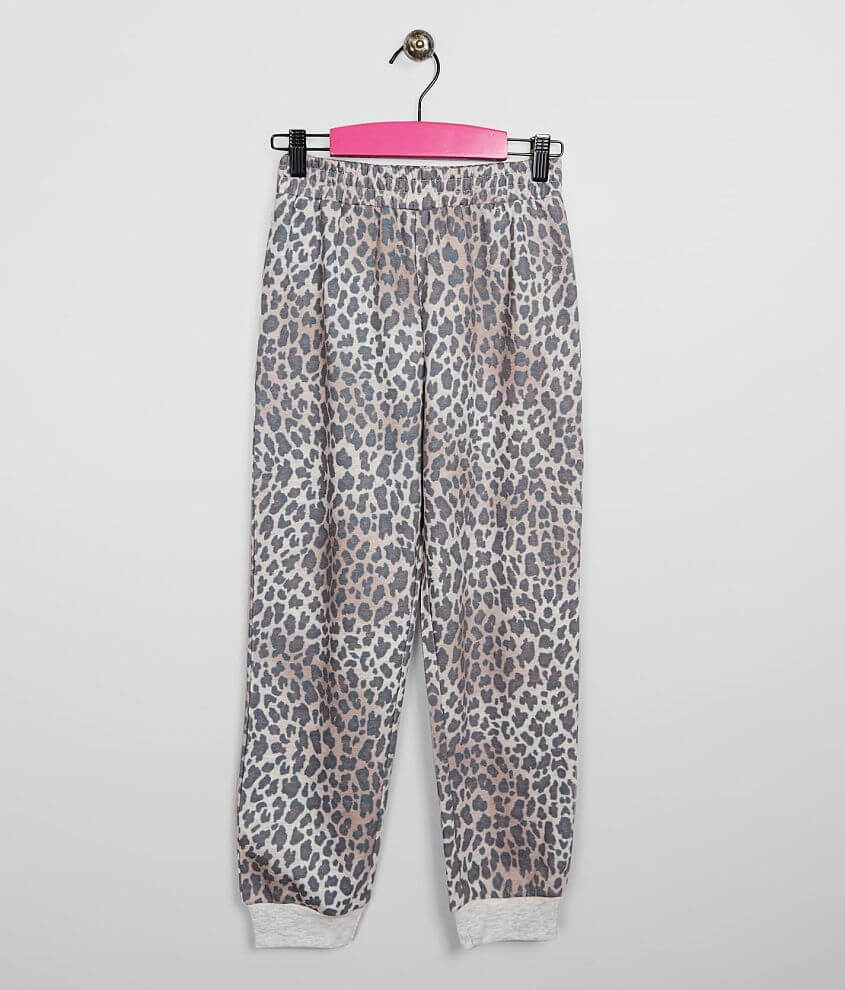 cheetah jogger pants