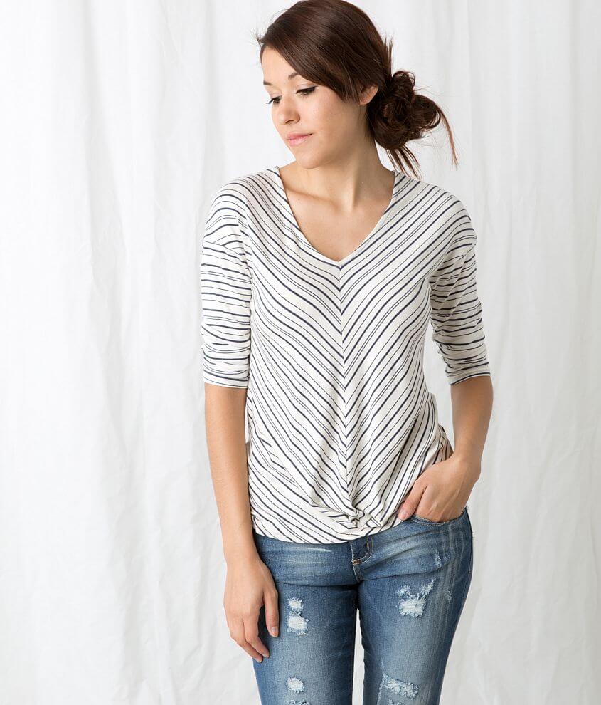 Freshwear Striped Top front view