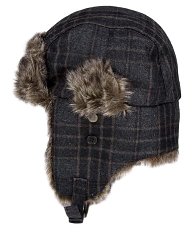 BKE Plaid Trapper Hat MISC_DETAIL_1