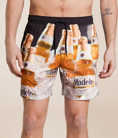 Bioworld Modelo™ Stretch Swim Trunks front view