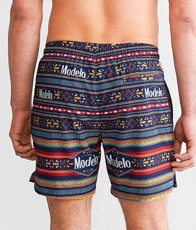 Bioworld&#174; Modelo&#8482; Striped Swim Trunks BACK