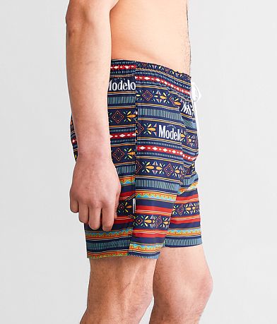 Bioworld&#174; Modelo&#8482; Striped Swim Trunks FULL_RIGHT_SIDE